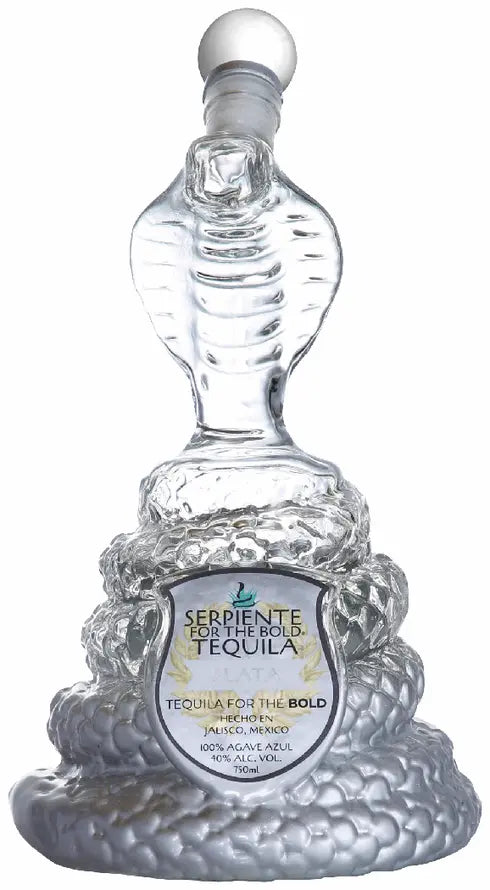 serpiente tequila for the bold plata