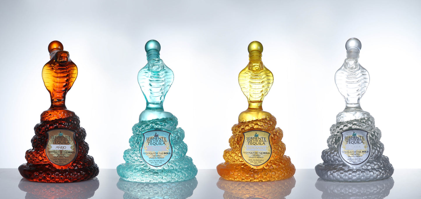 serpiente tequila for the bold añejo