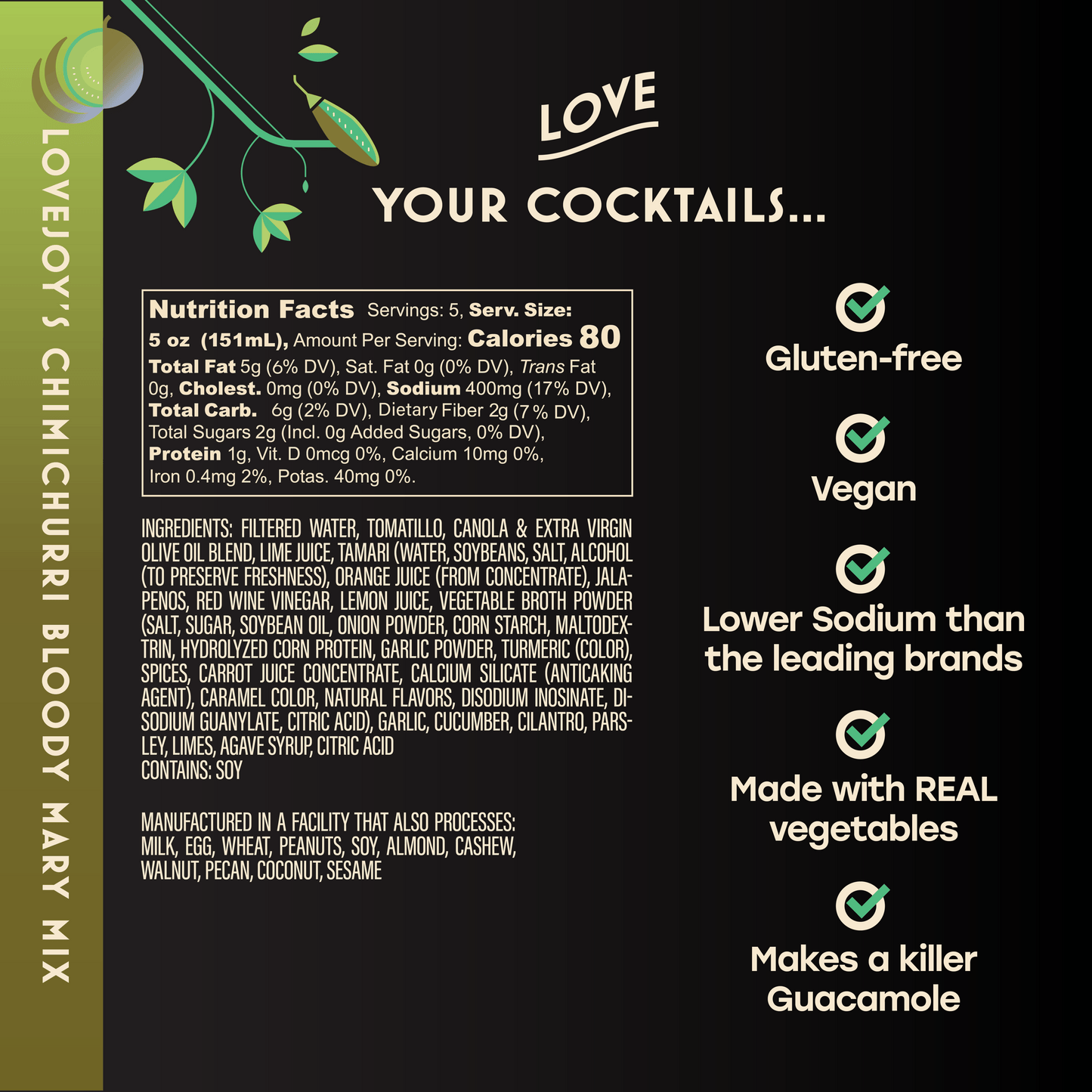 lovejoy's 25oz(750ml) get all 3 and save!