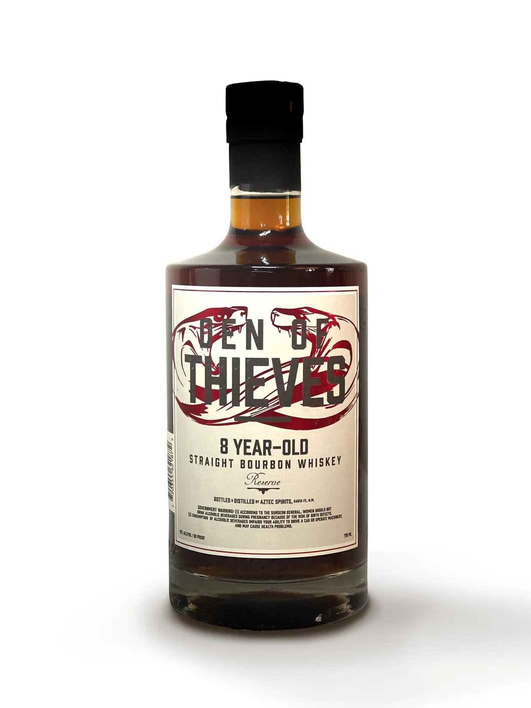 den of thieves 8-year old straight bourbon whiskey
