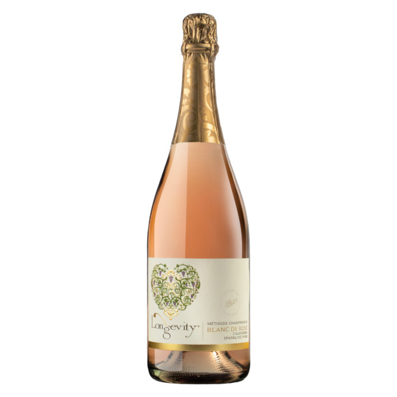 longevity nv brut rosé sparkling (blanc de rosé)