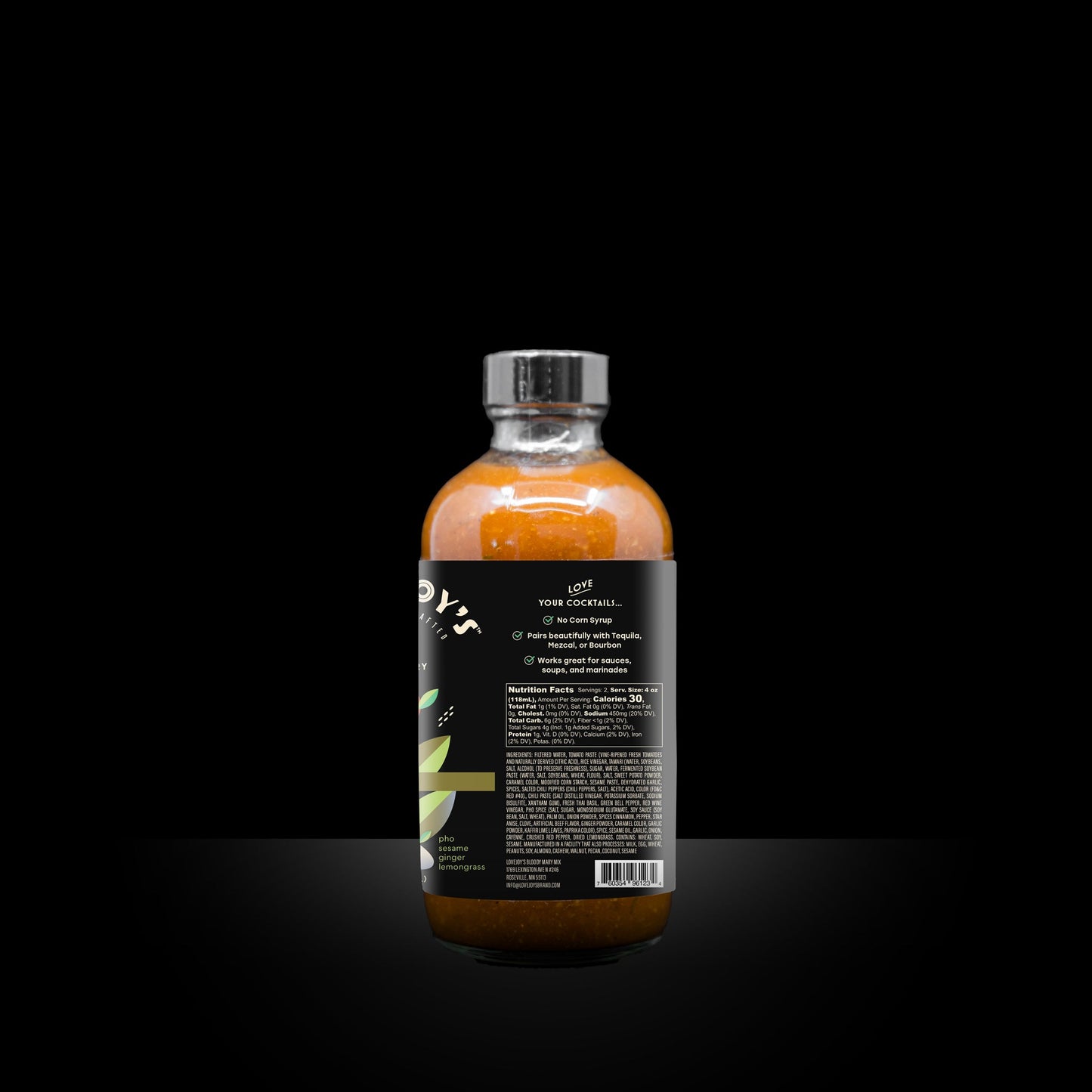 thai basil bloody mary mix 8oz(237ml)