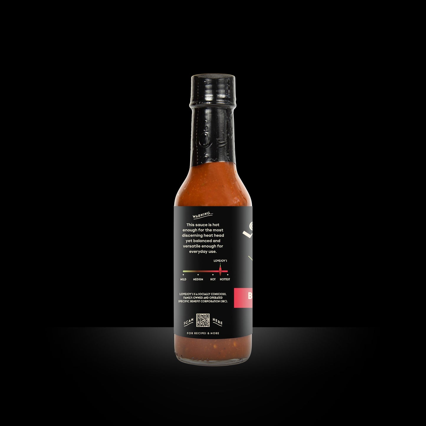 burn yo face hot sauce 5oz(148ml)