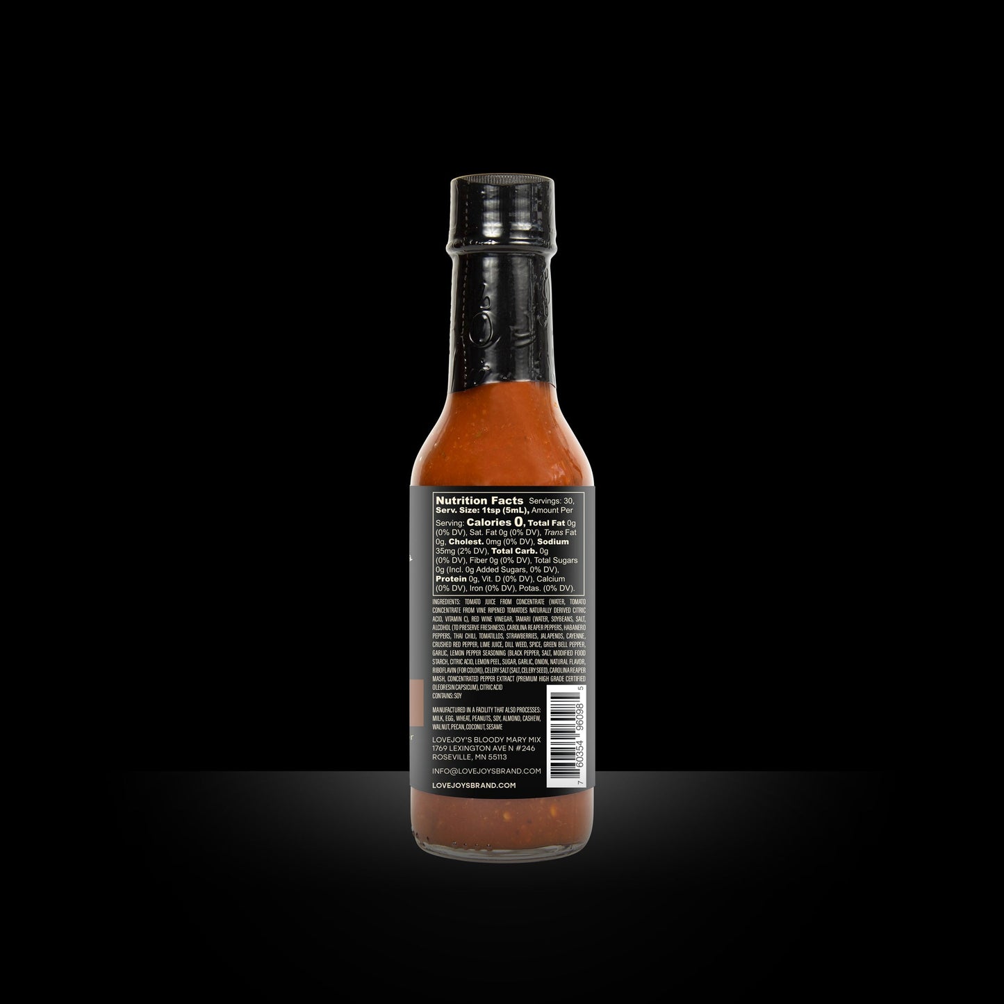 burn yo face hot sauce 5oz(148ml)