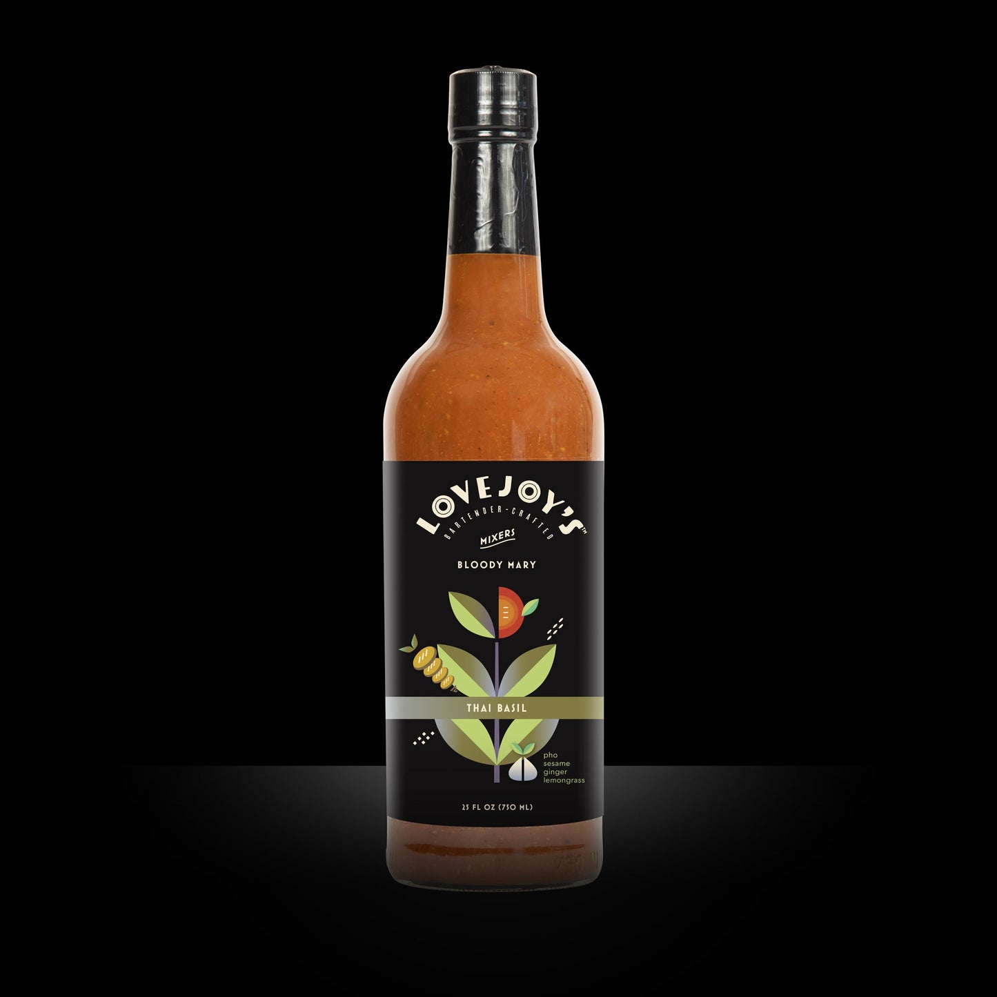 2-pack, thai basil bloody mary mix 25oz(750ml)