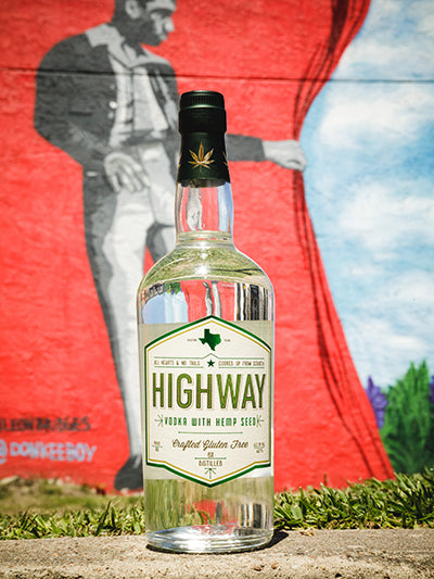 highway vodka – vodka with hemp seed