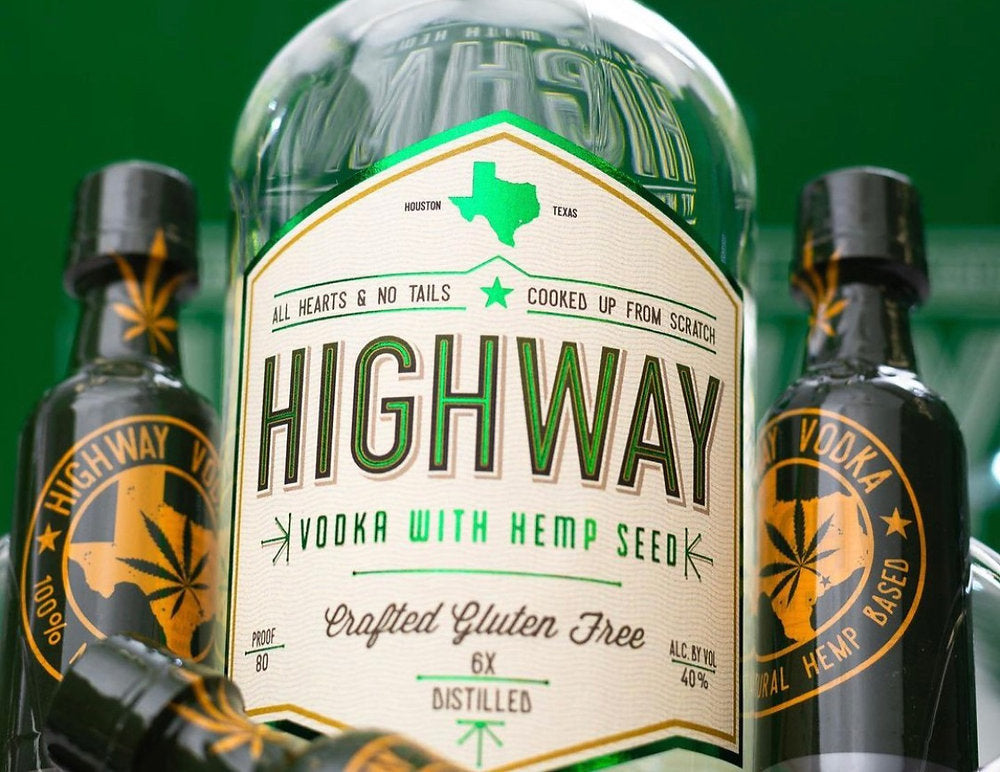 highway vodka – vodka with hemp seed