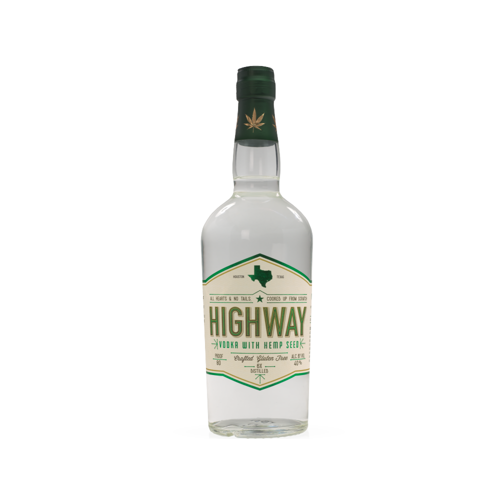 highway vodka – vodka with hemp seed