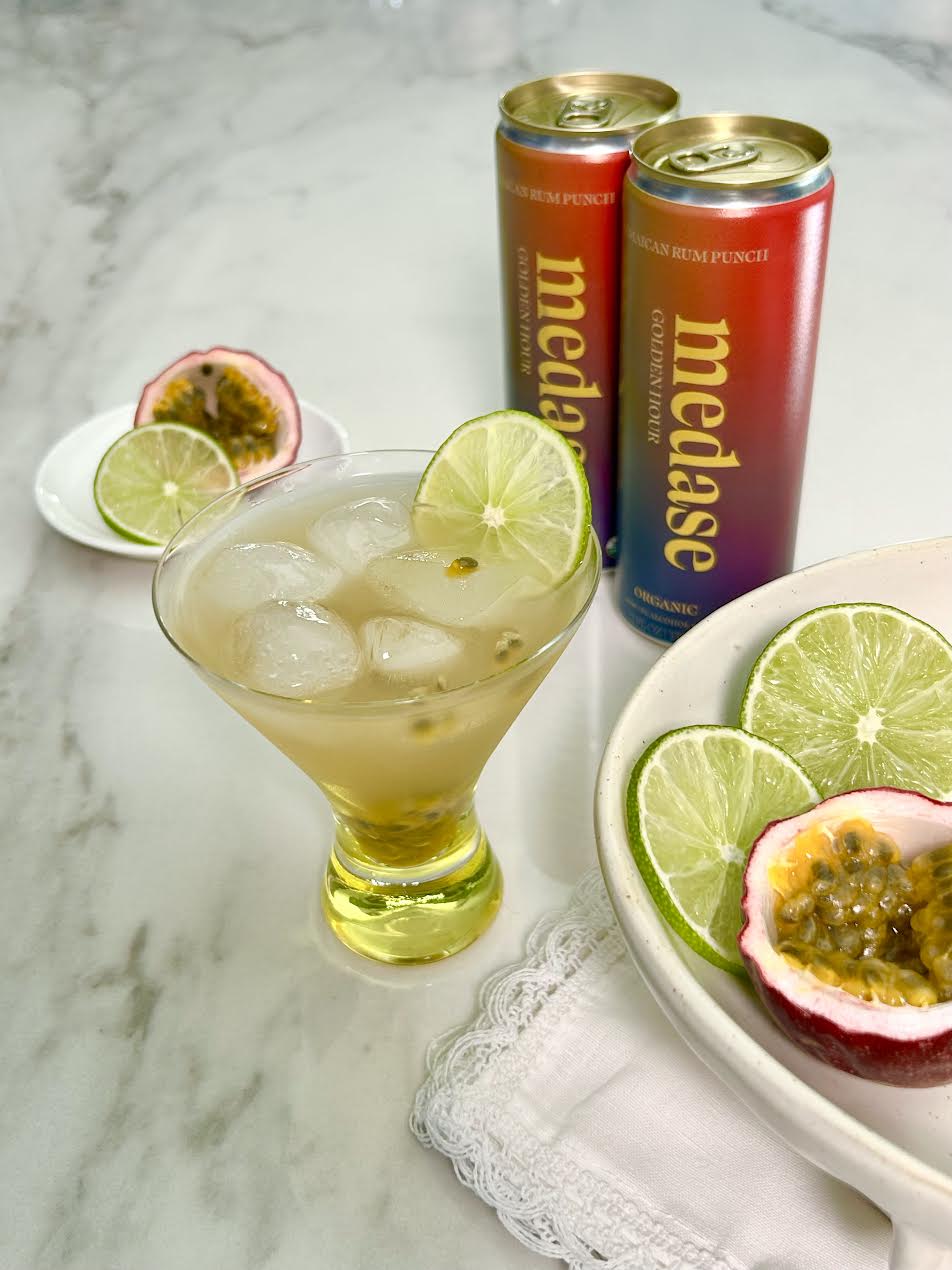 medase non-alcoholic craft cocktails variety (4-pack cans) – margarita, mojito, moscow mule, rum punch, old fashioned & lemon drop