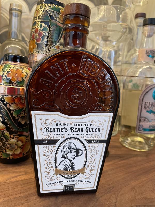 saint liberty bertie's bear gulch straight bourbon
