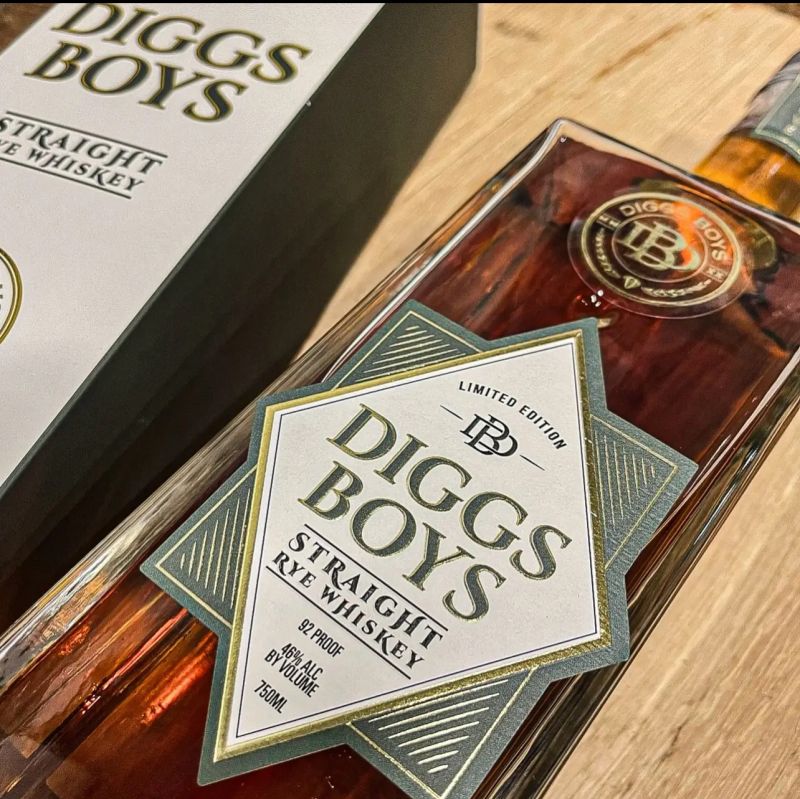 diggs boys straight rye whiskey