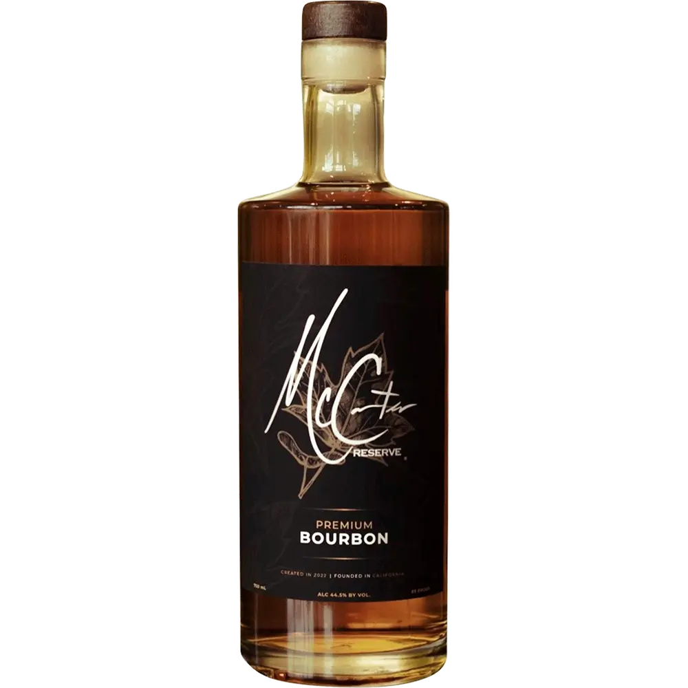 mccarter reserve premium bourbon whiskey