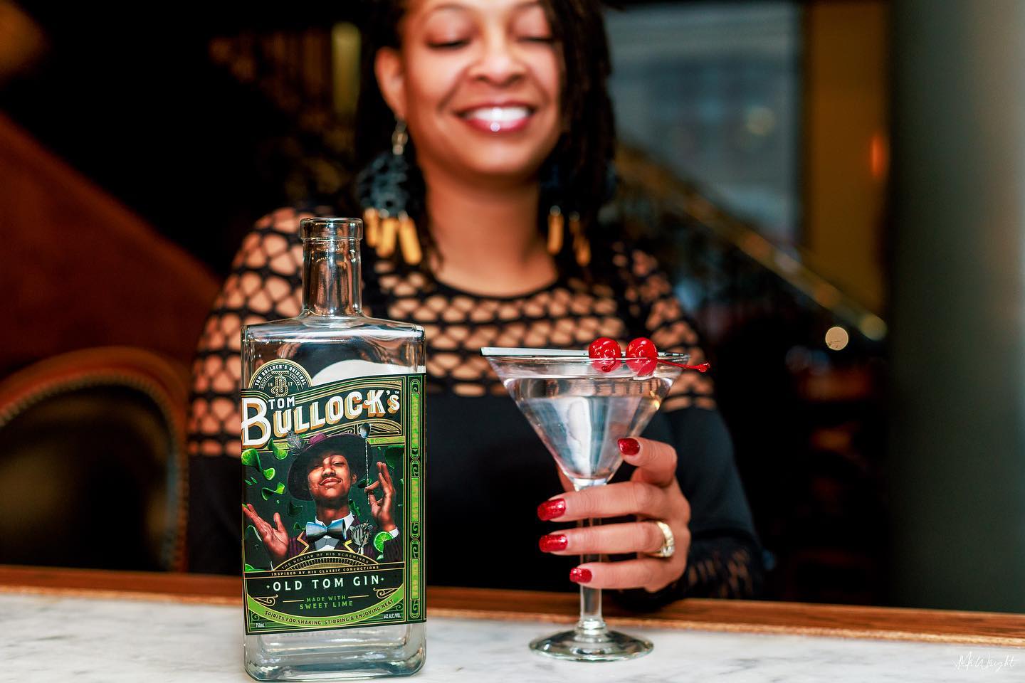 tom bullock's old tom gin with sweet lime