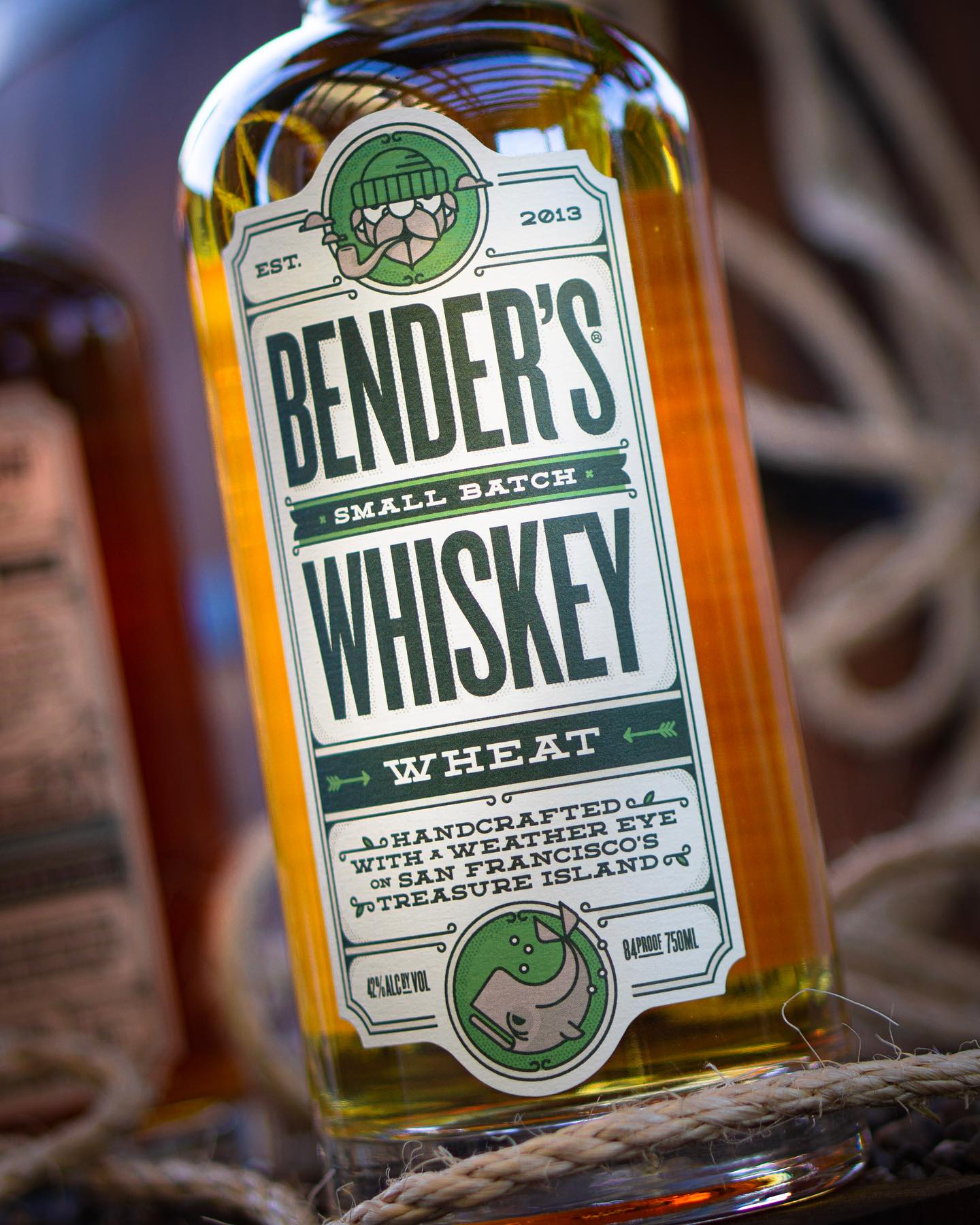 bender's small batch wheat whiskey 3 year