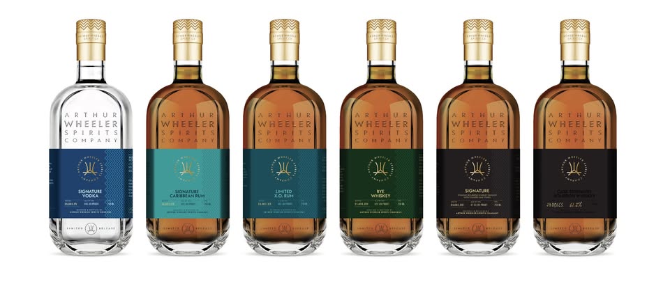arthur wheeler spirits company signature bourbon finished with toasted oak staves