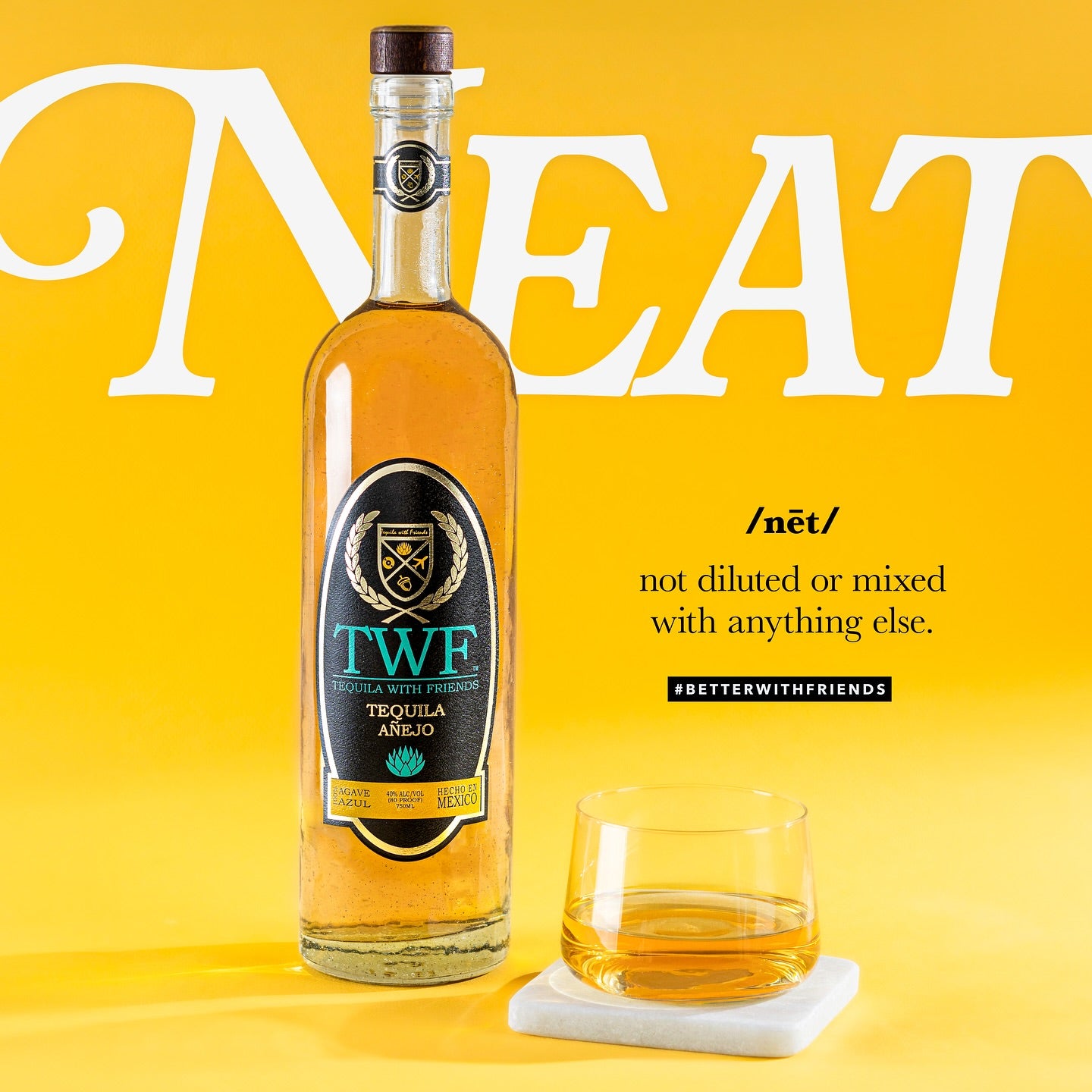 tequila with friends (twf) añejo