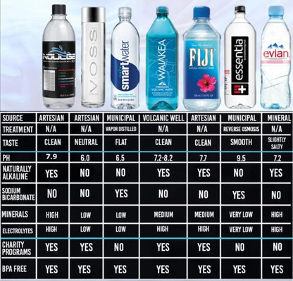 Indulge Premium Natural Artesian Alkaline Water (12 oz. Bottle, 24-Pack)