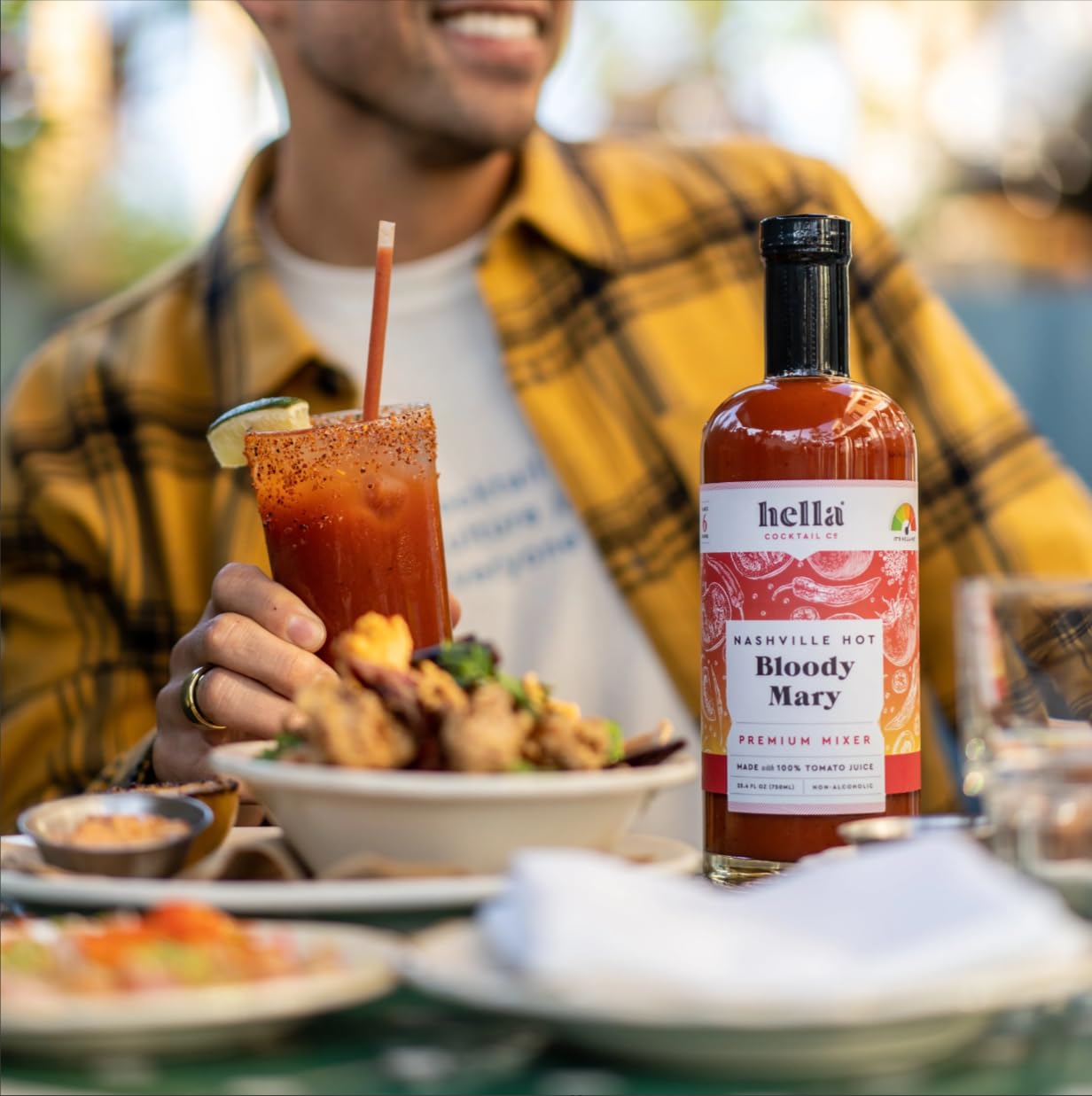 nashville hot bloody mary mixer — hella cocktail co.