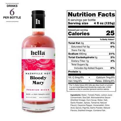Hella Cocktail Co. Nashville Hot Bloody Mary Mixer