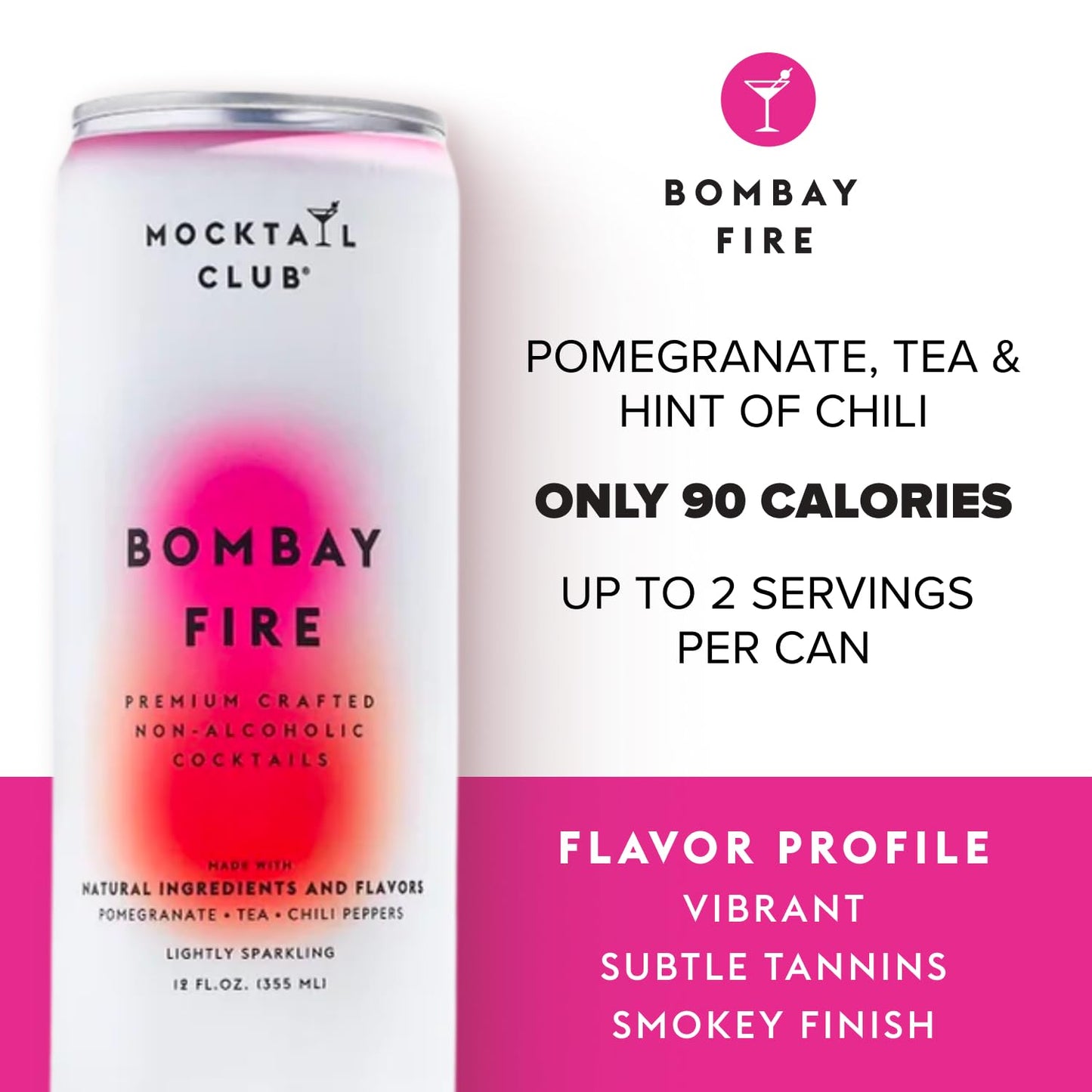 mocktail club havana twist sparkling non-alcoholic cocktail 12oz (4pk), 80 cals, gluten-free, no artificial ingredients, zero proof – with lime, cucumber, mint & cardamom