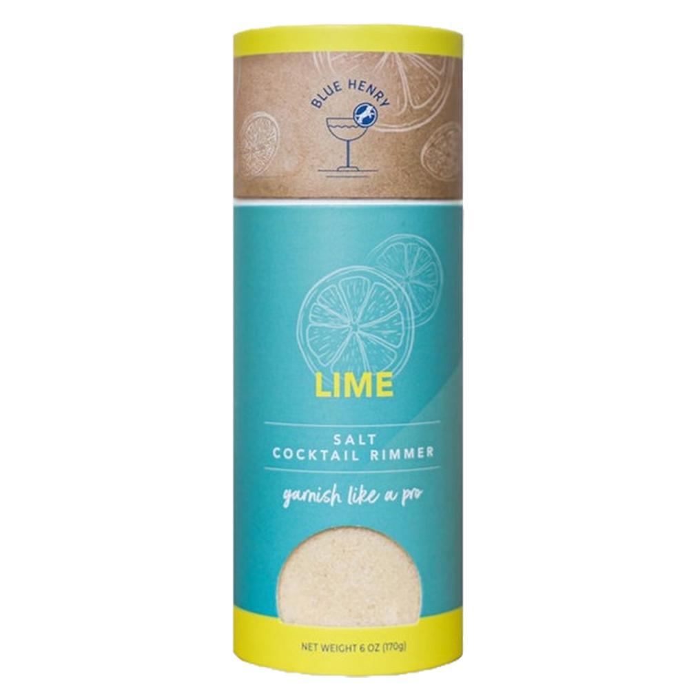 bluehenry - 'lime' cocktail rimming salt (6oz)