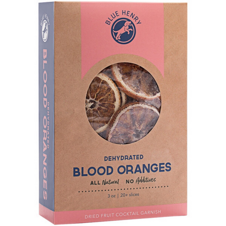 bluehenry - dehydrated blood orange cocktail garnish (20ct)