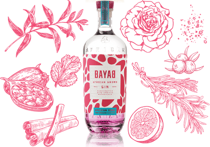 Bayab African Grown Rose Water Gin