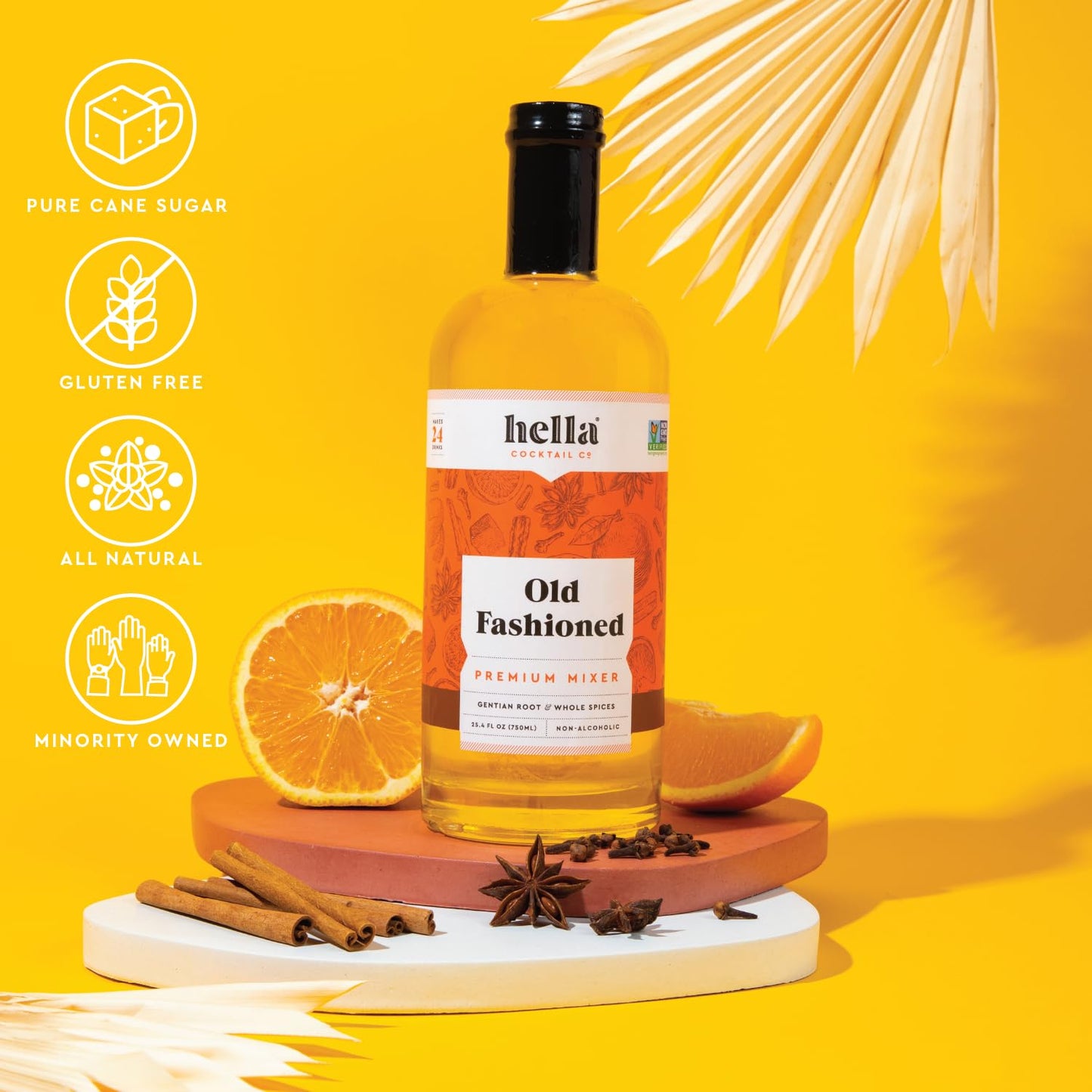 hella cocktail co.'s old fashioned premium mixer