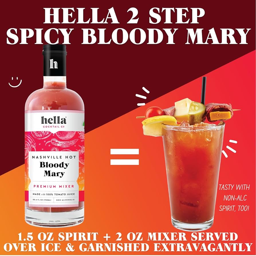 hella cocktail co. nashville hot bloody mary mixer