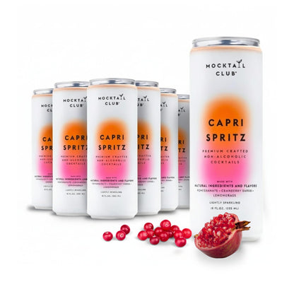 Mocktail Club Havana Twist Sparkling Non-Alcoholic Cocktail 12oz (4pk), 80 Cals, Gluten-Free, No Artificial Ingredients, Zero Proof – with Lime, Cucumber, Mint & Cardamom