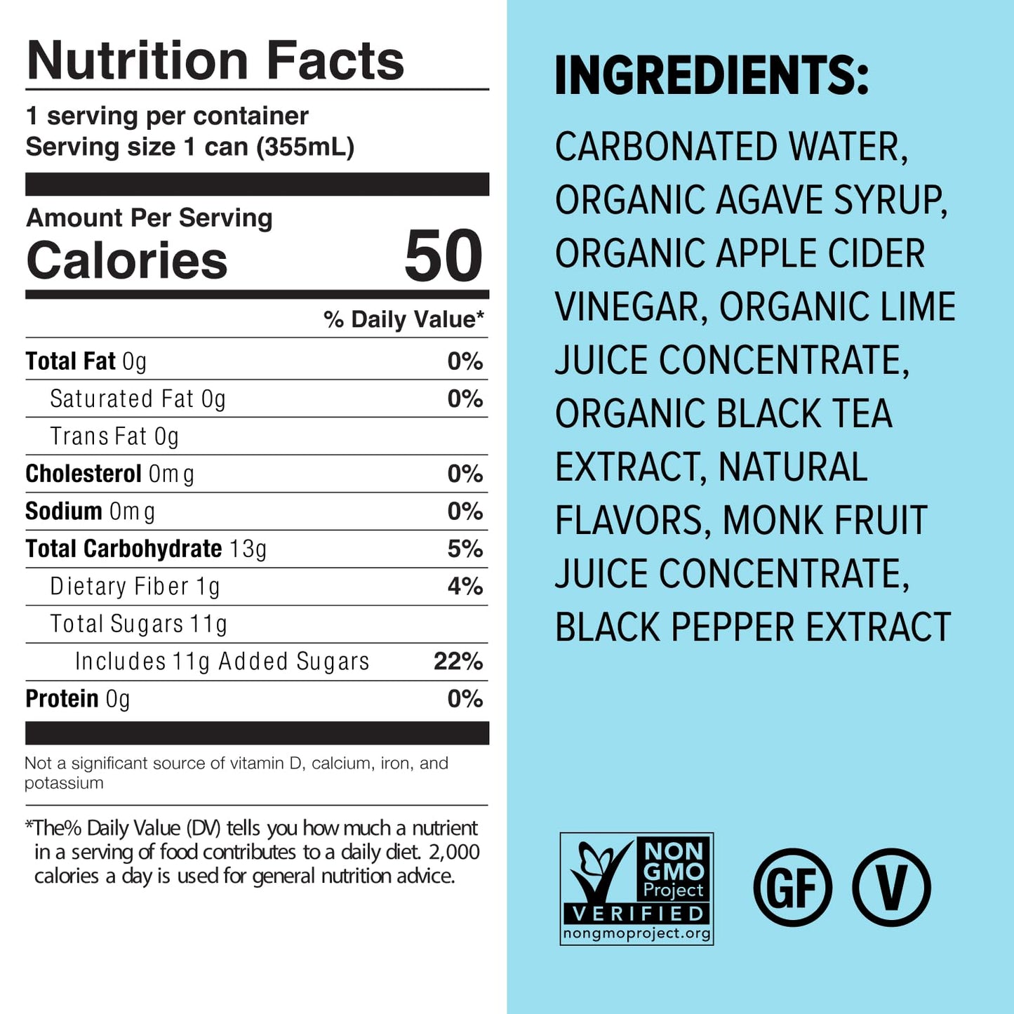 mocktail club havana twist sparkling non-alcoholic cocktail 12oz (4pk), 80 cals, gluten-free, no artificial ingredients, zero proof – with lime, cucumber, mint & cardamom