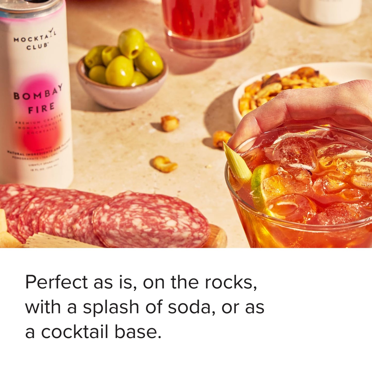 mocktail club havana twist sparkling non-alcoholic cocktail 12oz (4pk), 80 cals, gluten-free, no artificial ingredients, zero proof – with lime, cucumber, mint & cardamom