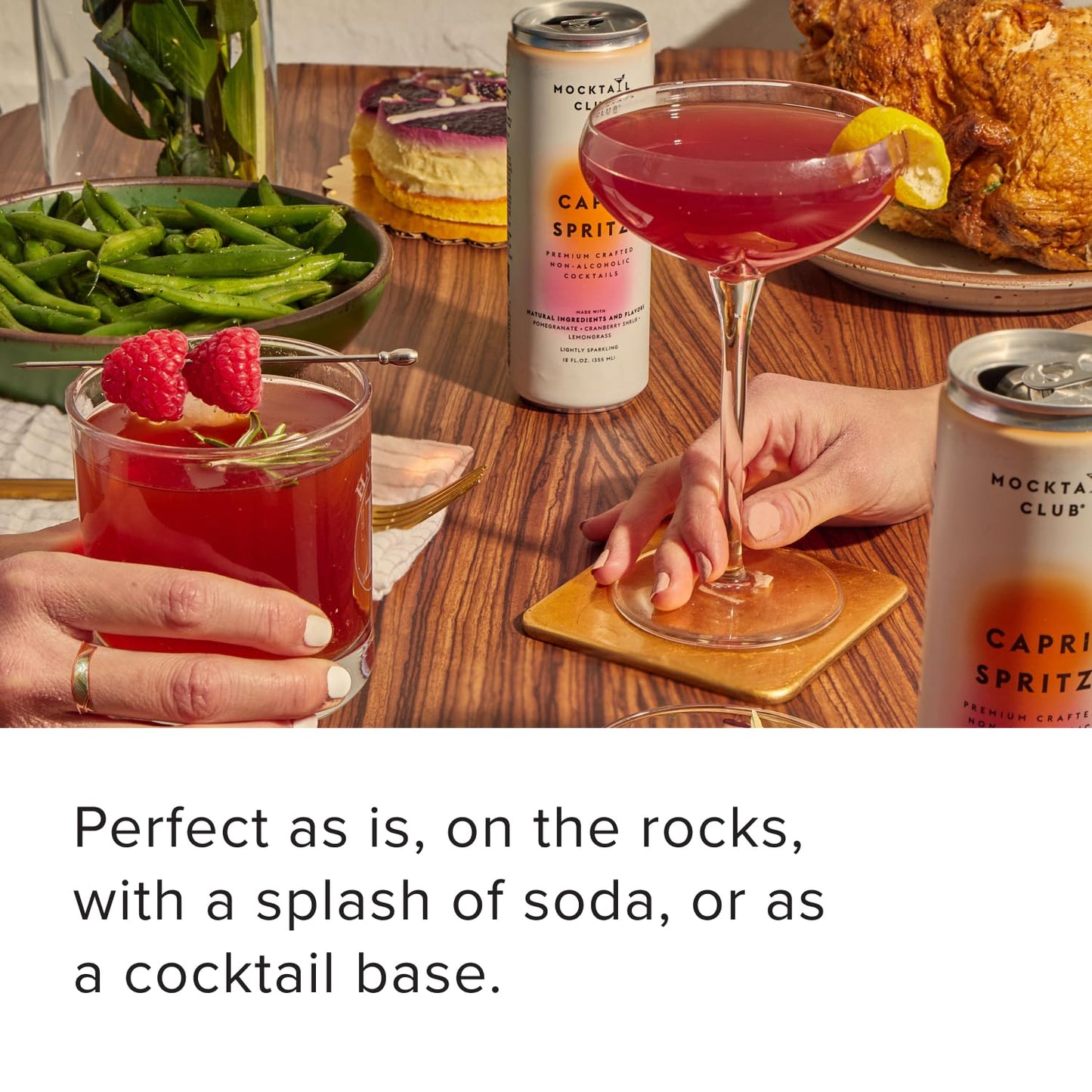 mocktail club havana twist sparkling non-alcoholic cocktail 12oz (4pk), 80 cals, gluten-free, no artificial ingredients, zero proof – with lime, cucumber, mint & cardamom