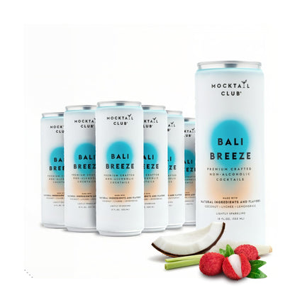 Mocktail Club Havana Twist Sparkling Non-Alcoholic Cocktail 12oz (4pk), 80 Cals, Gluten-Free, No Artificial Ingredients, Zero Proof – with Lime, Cucumber, Mint & Cardamom