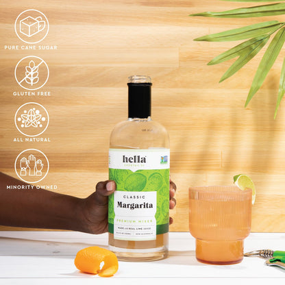 Hella Cocktail Co. Classic Margarita Premium Cocktail Mixers