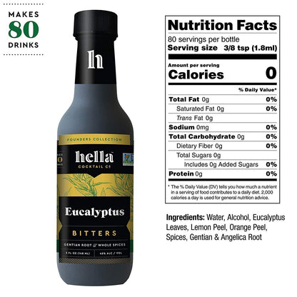 Hella Cocktail Co. Founders' Collection Eucalyptus Bitters