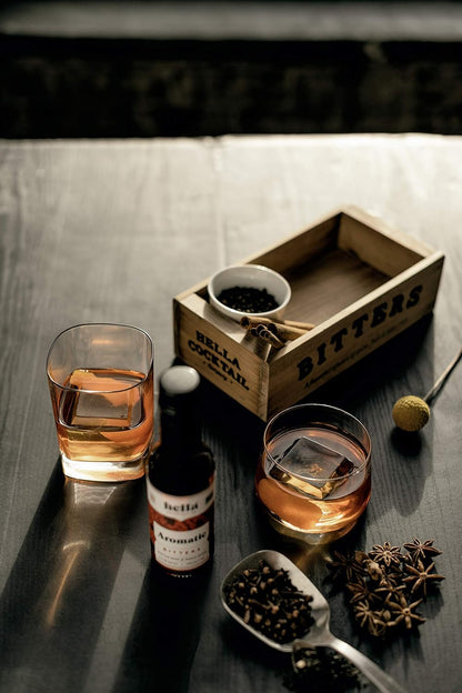 Hella Cocktail Co. Aromatic Bitters (5 Fl Oz) - Craft Cocktail Bitters for Classic Old Fashioned and Manhattan Cocktails
