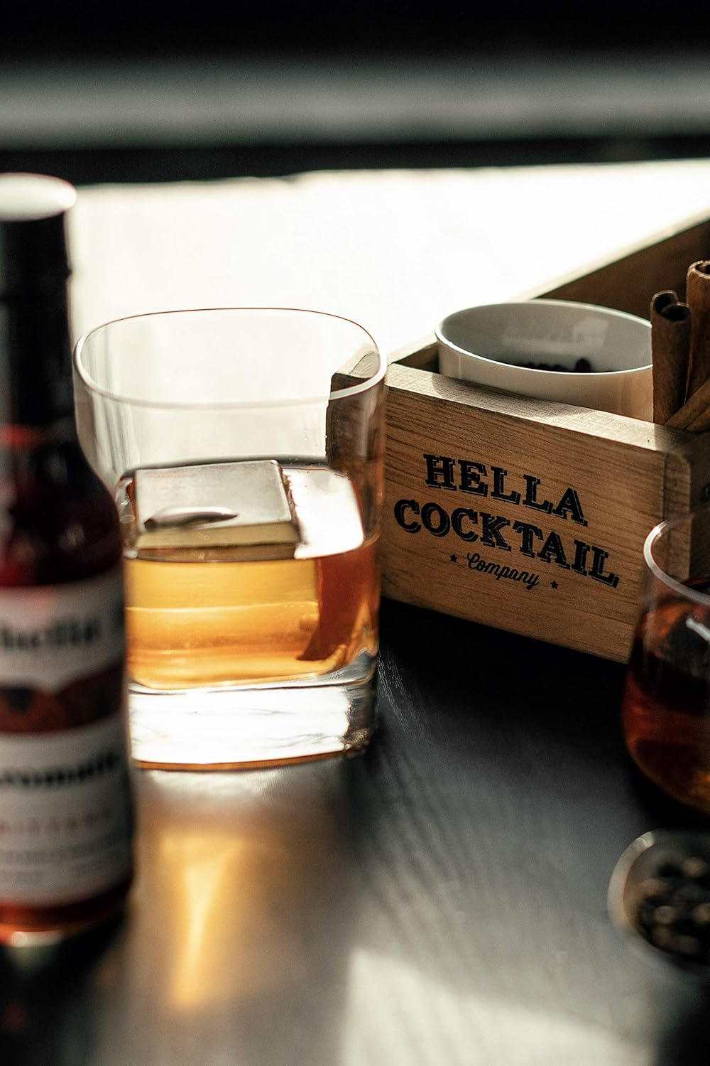 hella cocktail co. aromatic bitters (5 fl oz) - craft cocktail bitters for classic old fashioned and manhattan cocktails