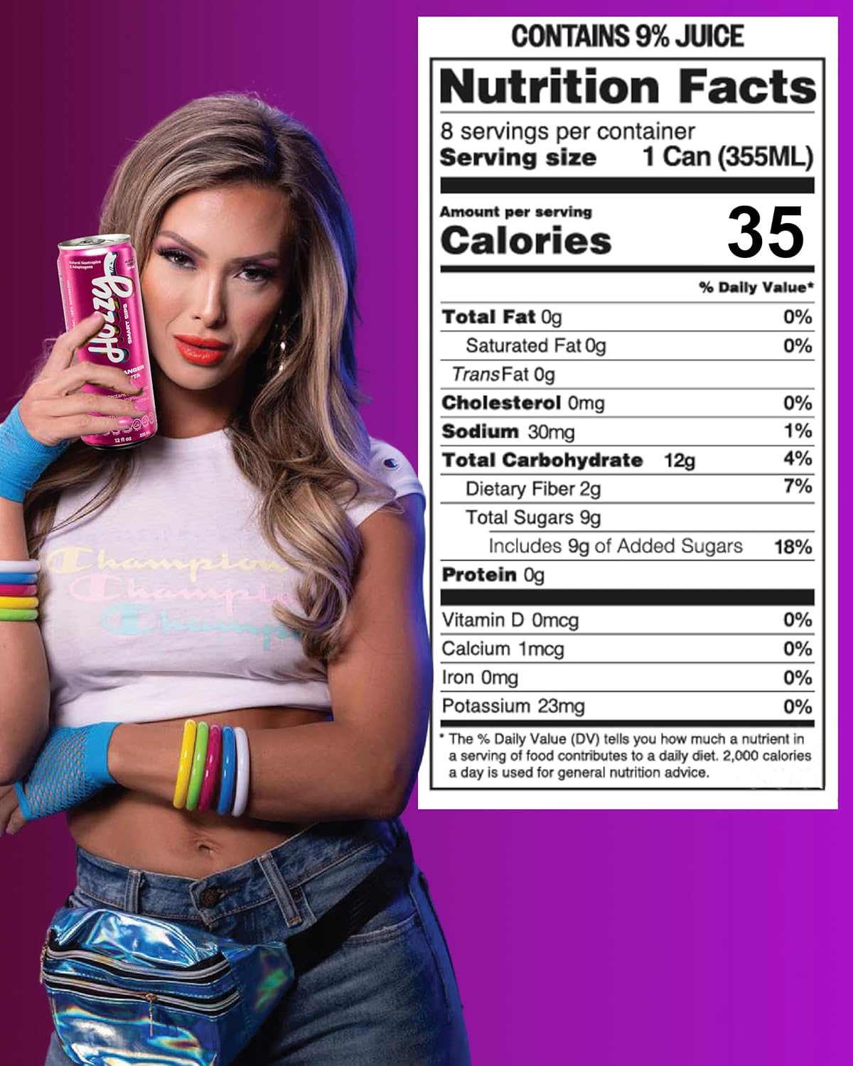 huzzy smart sips berry banger