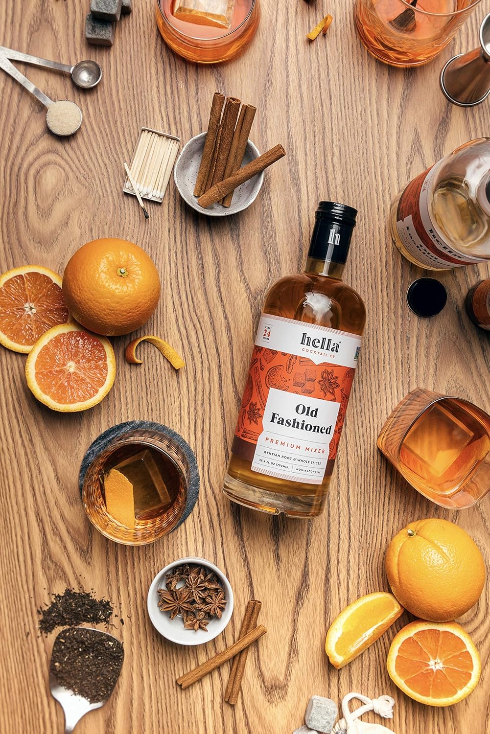 hella cocktail co.'s old fashioned premium mixer