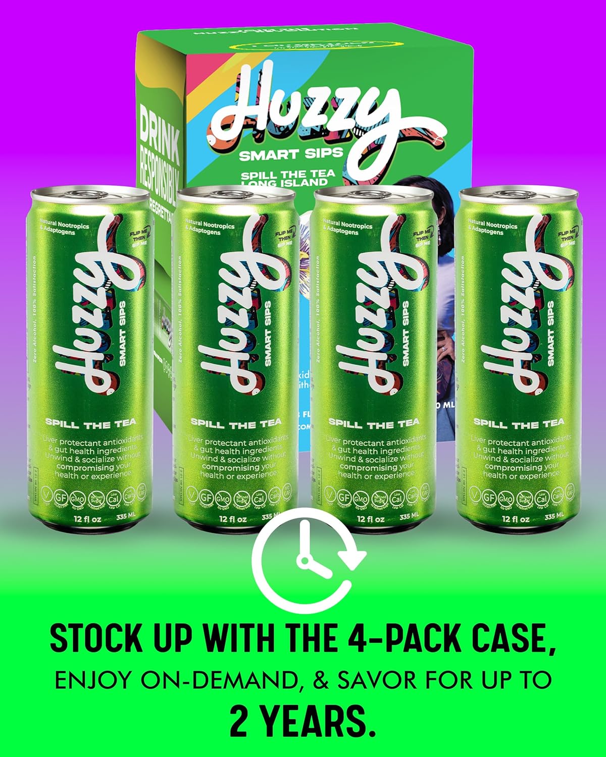 huzzy smart sips long island