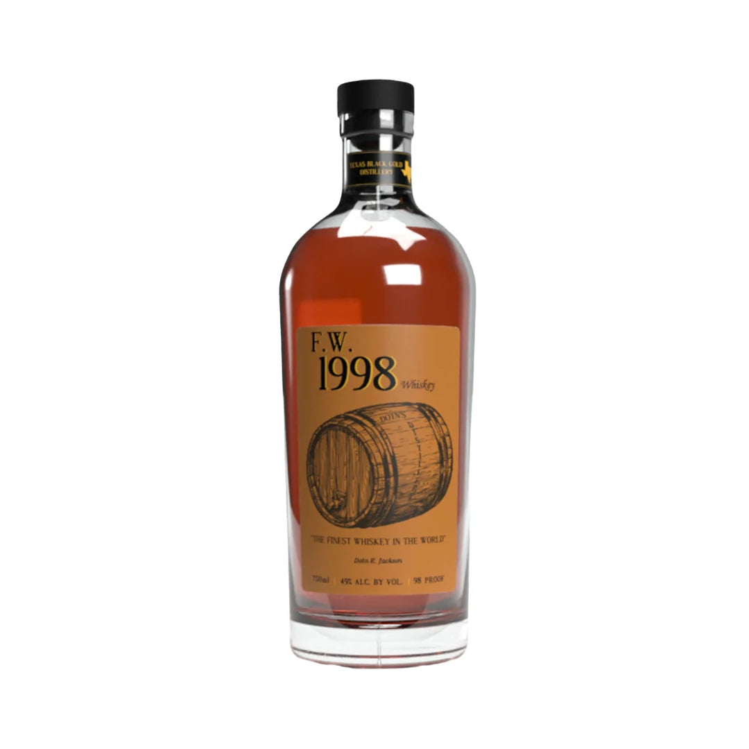 texas black gold distillery f.w. 1998 whiskey