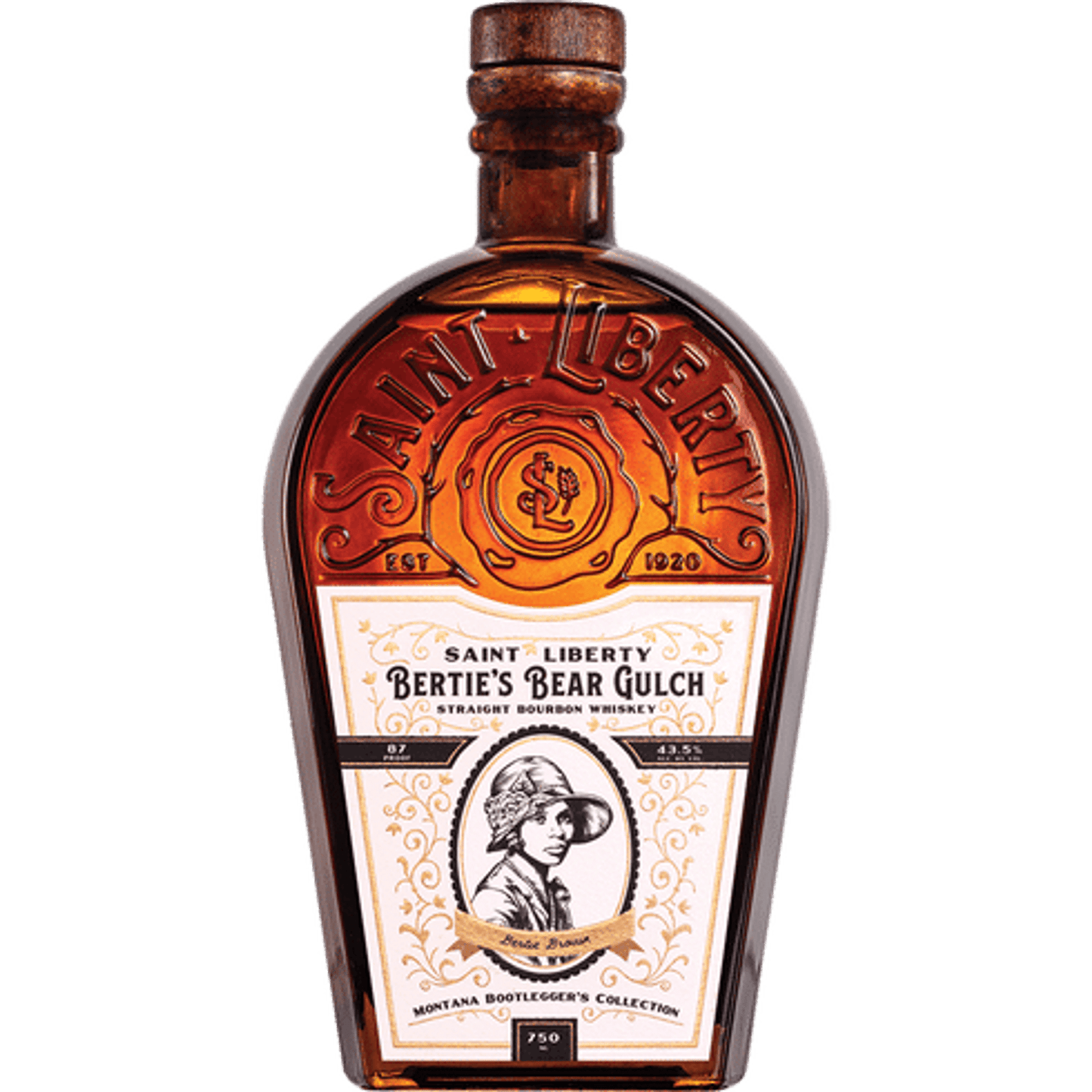 saint liberty bertie's bear gulch straight bourbon