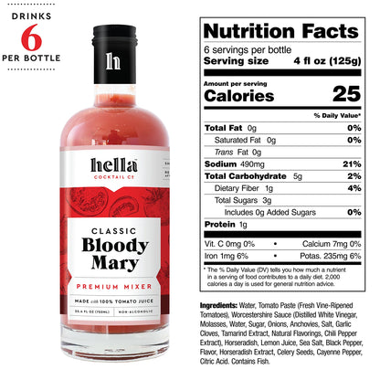 Hella Cocktail Co. Classic Bloody Mary Cocktail Mixer