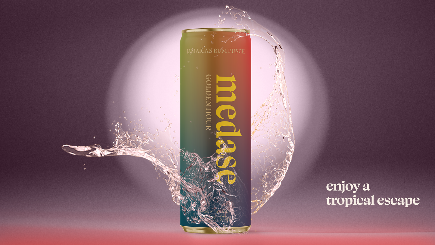 medase’s jamaican rum punch – “golden hour” (4 pack)