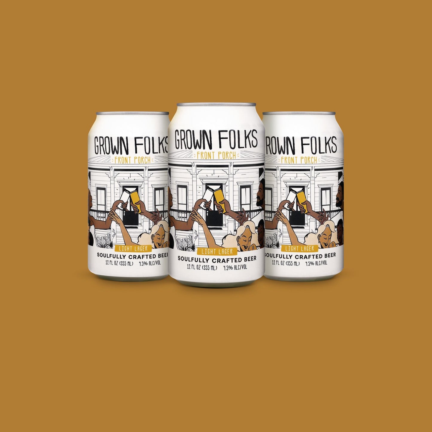 grown folks front porch light beer 6 pack
