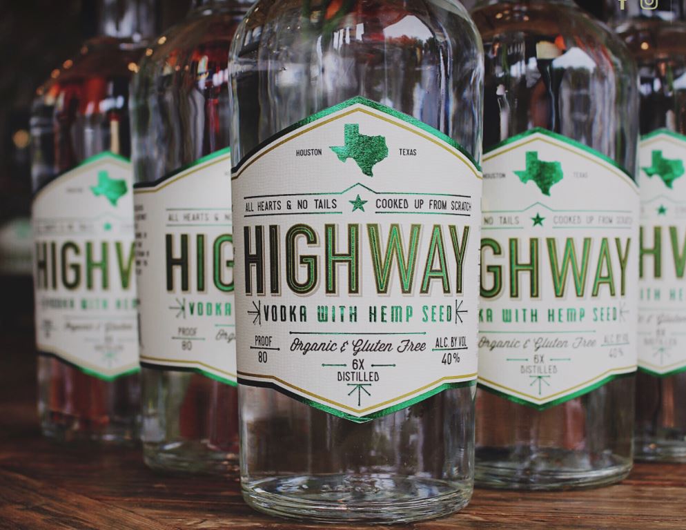 highway vodka – vodka with hemp seed