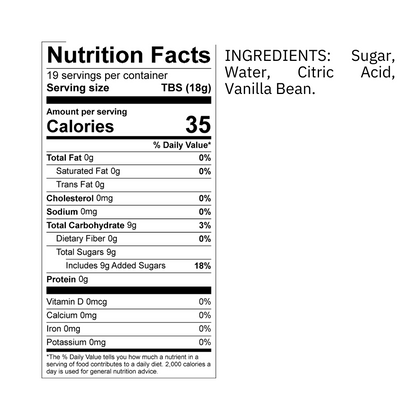 Creme Caramel Flavored Syrup