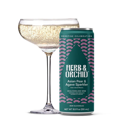 Herb & Orchid Asian Pear & Agave Sparkler