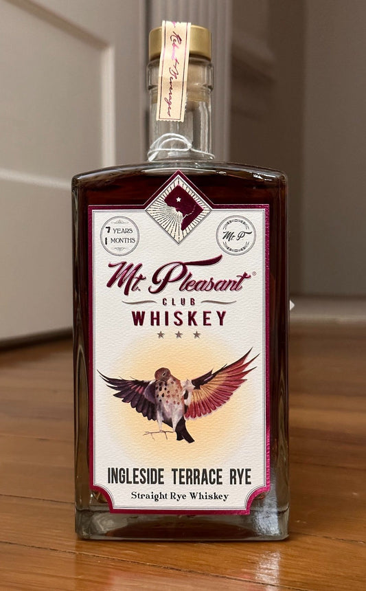 Mt Pleasant Club Whiskey "Ingleside" Rye Blend